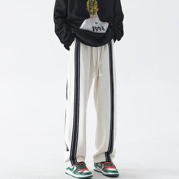New Men Pants Striped Design Fashion Hip Hop Streetwear Casual Harajuku Joggers aidase-shop